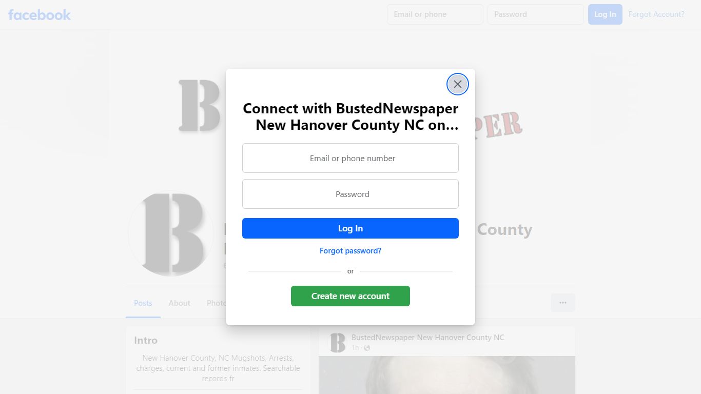 BustedNewspaper New Hanover County NC - Facebook