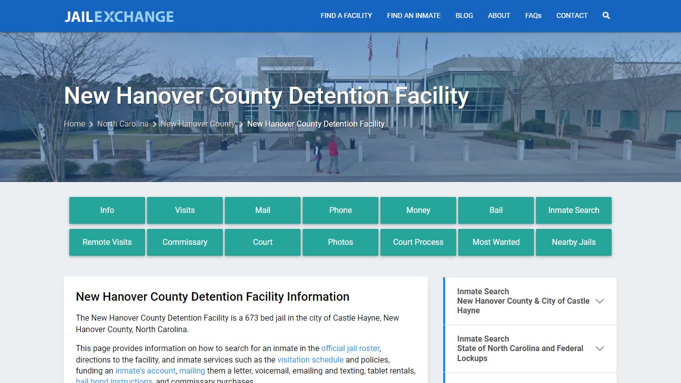 New Hanover County Detention Facility - Jail Exchange
